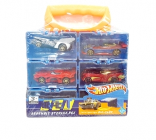 Набор моделек в контейнере 6 шт. 5506-7А (Hot Wheels)