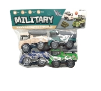 Набор камазов в пакете 4 шт. YM-C36- (военные)