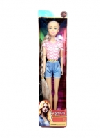 Барби "Fashion Doll" в коробке ML-336B3 (с длинными волосами)