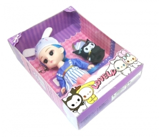 Кукла "Lovely" в коробке DX002B (с пищалкой/шопером)