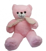 Мягкий Медведь цветной с буклированным шарфом 46 см.