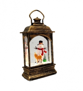 Фонарь в коробке светящийся 12 см. SAN-028