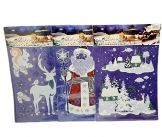 Наклейки 3D Х-001-004/422-45 (24*36)