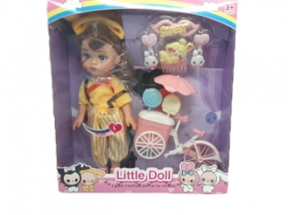 Кукла "Little Doll" в коробке . 5623B ( с велосипедом)