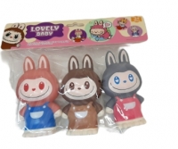 Набор пищалок 3 шт. 568В-1 (Labubu)