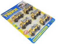 Набор строительных машин на картоне 6 шт. YM-07D 