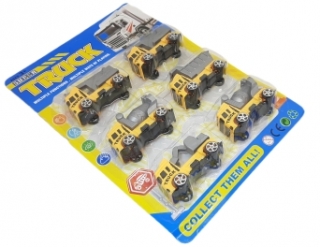 Набор строительных машин на картоне 6 шт. YM-07D 