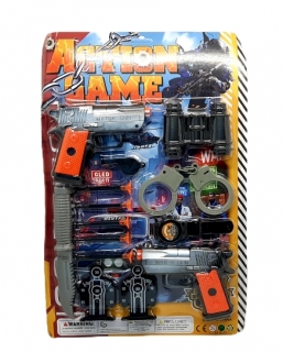 Набор полиции на картоне ВВ8522 (с биноклем)