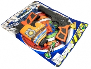 Набор полиции на картоне 513 (револьвер+пистолет)