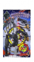 Набор "Shooting" на картоне 1837 (автомат + 2 пистолета)