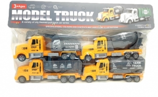 Набор строительных машин в пакете 4 шт. YM-C49