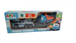 Маш. Автовоз в коробке 5701 ( Грузовичек Лева)