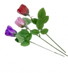 Стат. цв. Розочка в пленке 37 см С74-2 ( мыло)