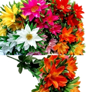 Стат. цв. Георгины 52 см.Х-80 (9 голов)
