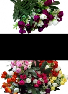 Стат. цв. Розочки мелкие 50 см. Х-41 ( 12 веточек)