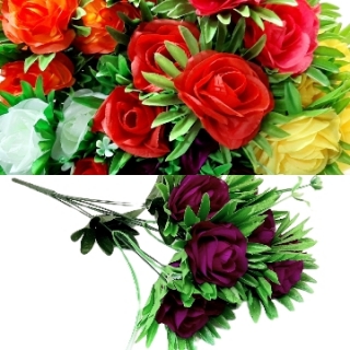 Стат. цв. Розочки 50 см. Х-73 ( 7 голов)