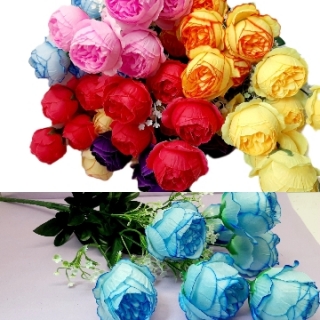 Стат. цв. Розочки 53 см. DG-39 ( 7 голов)