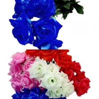 Стат. цв. Розы 40 см.DG-44 ( 6 голов)