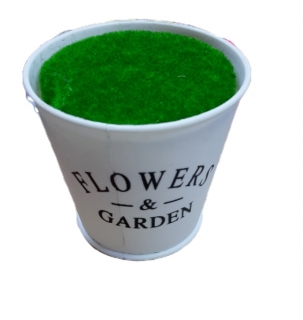 Горшок для цветов "Flowers", с наполнителем JE-4 (10,8*10,2)