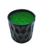 Горшок для цветов, рифленный с наполнителемJE-8 (9*9)