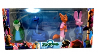 Набор героев из серии "Zootopia" в коробке 4 шт. 9013