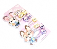 Чпоки для волос 4 шт.+ резиночки 4 шт. (Зверополис)