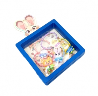 Резинки для волос в футляре 5 шт. (Зверополис)