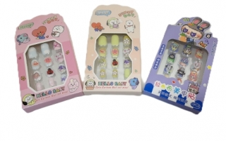 Ногти накладные в коробочке 2500-03/LY-5000 (детские 3D)