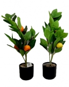 Стат. цв. Дерево цитрусовое в горшке 45 см.А140-1