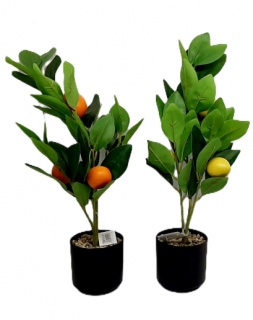 Стат. цв. Дерево цитрусовое в горшке 45 см.А140-1