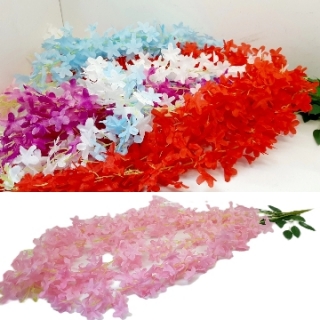 Стат. цв. Глициния 80 см. 12-25 (4 веточки)