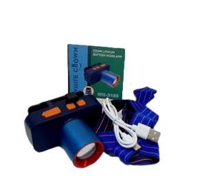 Фонарик в футляре WH-2103 ( с повязкой на голову)