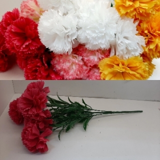 Стат. цв. Гвоздики 46 см. ZJ-16 ( 7 голов)