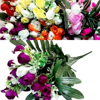 Стат. цв. Розочки мелкие 50 см. Х-41 ( 12 веточек)