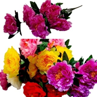 Стат. цв. Пионы 57 см. МJ-6 ( 7 голов)