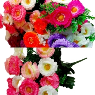 Стат. цв. Маргаритки 48 см. W-35 (18 голов)