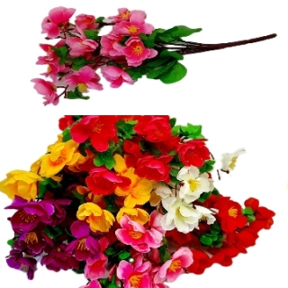 Стат. цв. Цветы сливы 34 см Х-21 ( 5 веточек)