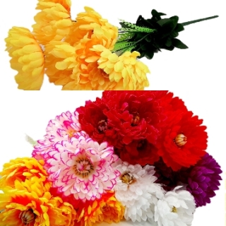 Стат. цв. Хризантемы 53 см.DG-41 (7 голов)