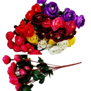 Стат. цв. Розы чайные 36 см.W-5 ( 6 веточек)