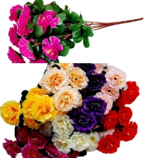 Стат. цв. Розы чайные 34 см.W-6 ( 6 веточек)