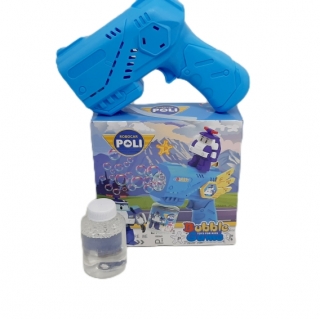 Мыльные пузыри с пистолетом  в коробке 0156А (Robocar Poly)