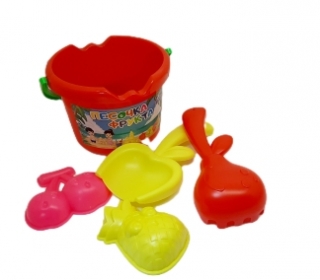 Ведро детское с лопатками ТВ-135-2 (Узбекистан)